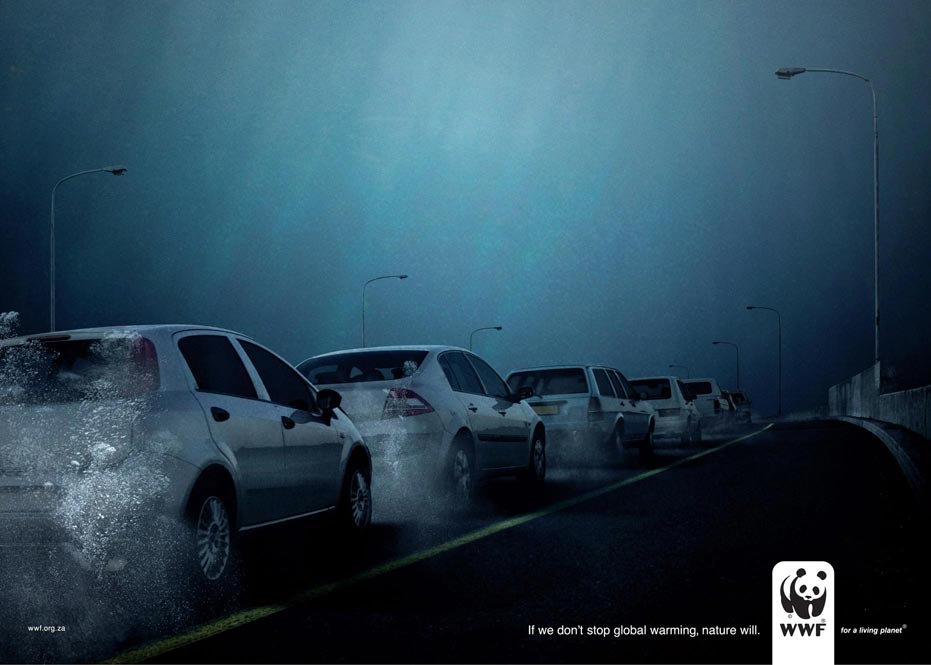 Une des dernières campagnes de pub du WWF sur le réchauffement climatique !!