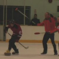 Mix entre hockey et curling